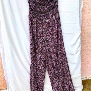 Jumpsuit wide leg floral new without tags size XL brand is 1State